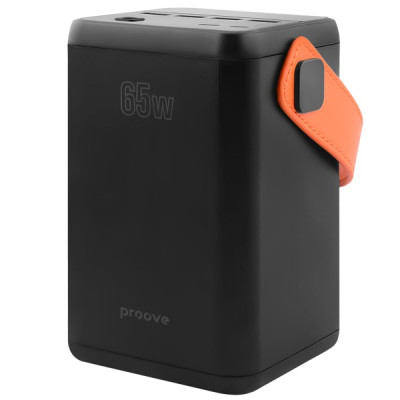 Универсальная мобильная батарея Повербанк Proove PowerBox 60000mAh 65W Чорный