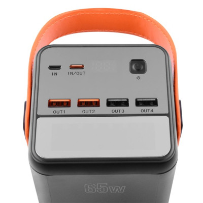 Универсальная мобильная батарея Повербанк Proove PowerBox 60000mAh 65W Чорный