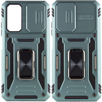 Чехол накладка Camshield Army Ring Xiaomi Redmi 10 Зеленая Light Green