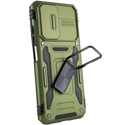 Чехол накладка Camshield Army Ring Xiaomi Redmi Note 11 Pro Оливковая