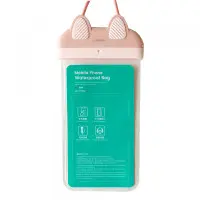 Водонепроницаемый чехол Universal Waterproof USAMS YD010 7\'\' Розовый