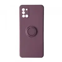 Чехол накладка Ring Samsung A315 (A31) Вишнёво-фиолетовая