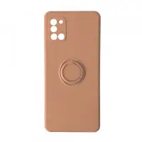 Чехол накладка Ring Samsung A315 (A31) Розовая