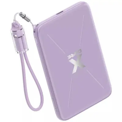 Універсальна мобільна батарея Повербанк Proove X-Core 5000 mAh 20W Фіолетовий