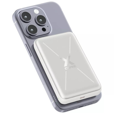 Універсальна мобільна батарея ПовербанкProove X-Core 10000 mAh 22,5W Срібний