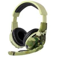 Накладные игровые наушники-гарнитура с микрофоном PC TUCCI A4 3.5 connector - Хаки