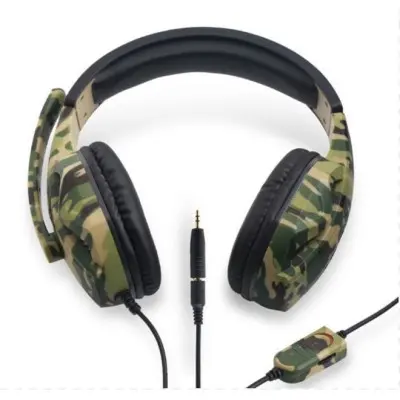 Накладні ігрові навушники-гарнітура з мікрофоном PC TUCCI A4 3.5 connector - Хакі