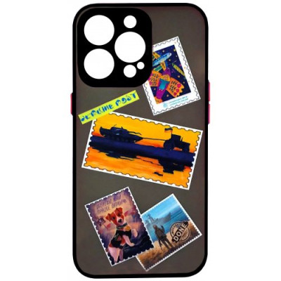 Чехол накладка Gingle Matte Ukraine Post  Xiaomi Redmi 9C Черная