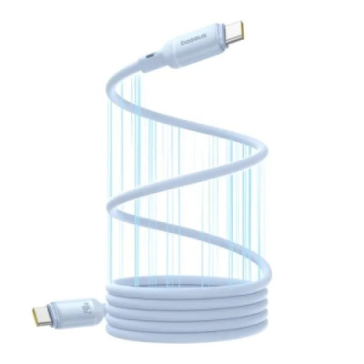 Кабель дата Baseus PicoGoType-C to Type-C 1м 240W Голубой