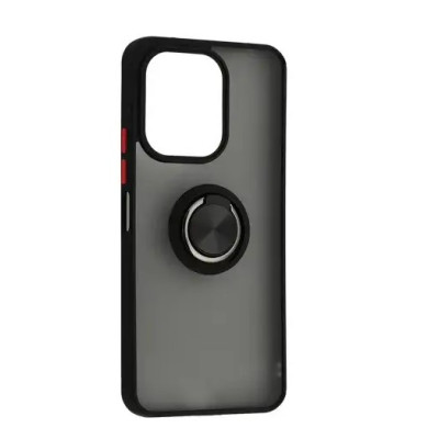 Накладка Gingle Ring Xiaomi Redmi Note 14 4G Чорна