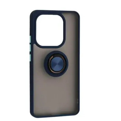 Накладка Gingle Ring Xiaomi Redmi Note 14 4G Синя