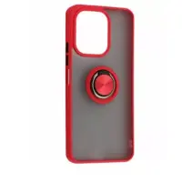 Накладка Gingle Ring Xiaomi Redmi Note 14 Pro 4G Красная