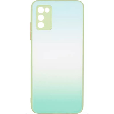 Чехол накладка Glass Rainbow Xiaomi Redmi 9a Мятний мохbто