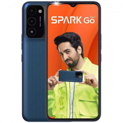 Смартфон Tecno Spark Go 2022 (KG5m) 2/32GB NFC Atlantic Blue, блакитний