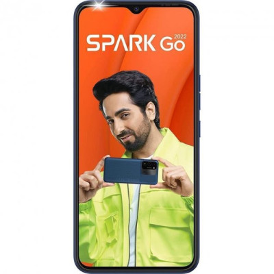 Смартфон Tecno Spark Go 2022 (KG5m) 2/32GB NFC Atlantic Blue, блакитний