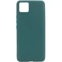 Чехол накладка Candy Realme C11 2021 Зеленая/ Forest Green