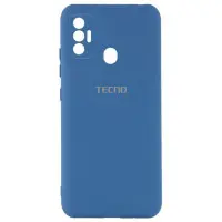 Чохол накладка HC TECNO Spark 7 Синя/ Navy Blue