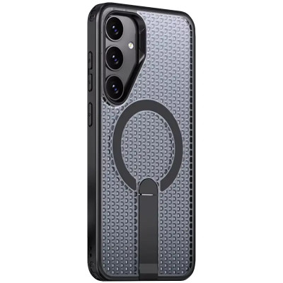 Чехол Накладка Breeze MagSafe Samsung S921/ S931 (S24 /S25) Черная