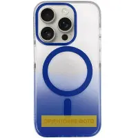 Чехол Накладка Phantom MagSafe iPhone 17 Pro Max Синяя