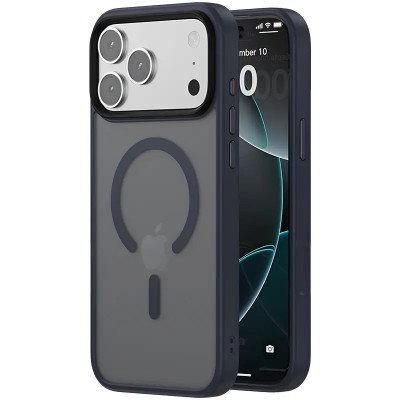 Чохол Накладка Ummi Colorfull MagSafe iPhone 17 Pro Синя/ Navy Blue