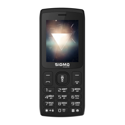 Мобильный телефон Sigma X-style 34 NRG TYPE-C Black, черный