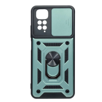 Чехол накладка Serge Ring Camshield Xiaomi Redmi Note 10 Pro Зеленая