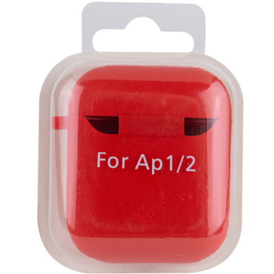 Чохол для AirPods 1/2 Microfiber Червоний