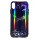 Чохол накладка Glass Lumi iPhone XS Max Яструб (Уцінка)