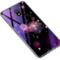 Накладка Glass Fantasy Xiaomi Redmi Note 6 Пузырьки и цветы Накладка Glass Fantasy Xiaomi Redmi Note 6 Пузырьки и цветы