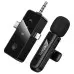 Безпроводной петличный микрофон Hoco L20A Lightning + Type C Чёрный