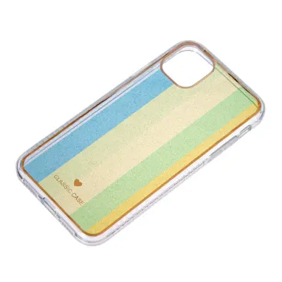 Чехол накладка Rainbow iPhone 11 Зеленая