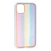 Чехол накладка Rainbow iPhone 11 Розовая