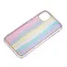 Чехол накладка Rainbow iPhone 11 Розовая