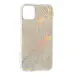 Чехол накладка Marble iPhone 11 Золотая