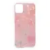Чехол накладка Marble iPhone 11 Розовая