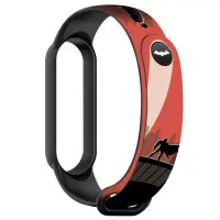 Ремінець Принт Mi Band 5/6/7 Batman