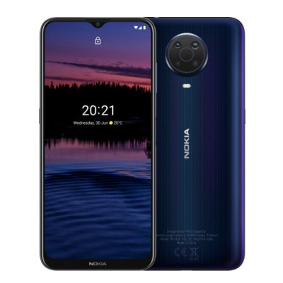 Смартфон Nokia G20 4/64GB Dual Sim Blue, голубой