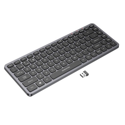 Бездротова клавіатура Borofone BG16, Чорно-сірий