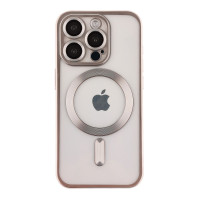 Чохол накладка Metal MagSafe  iPhone 14 Pro Max Natural Titanium