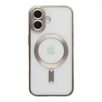 Чохол накладка Metal MagSafe  iPhone 16 Natural Titanium