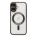 Чехол Накладка Metal Matte MagSafe iPhone 16 Черная