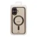 Чехол Накладка Metal Matte MagSafe iPhone 16 Черная