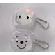 Чохол для навушників AirPods 1/2 Clear Hello Kitty