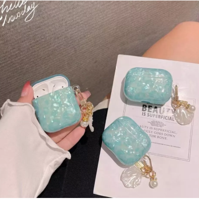 Чехол для наушников AirPods 1/2 Pearl (Бірюзовий)