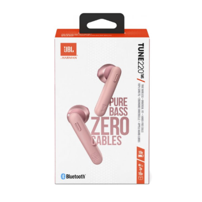 Bluetooth-навушники JBL TUNE 225TWS Pink, рожевий