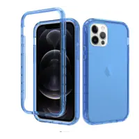 Чехол накладка Full Body Xiaomi Poco X3 Синяя