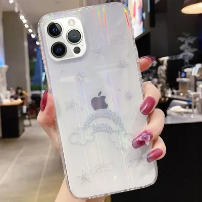 Чохол накладка Aurora Space iPhone 12 Pro Max Веселка