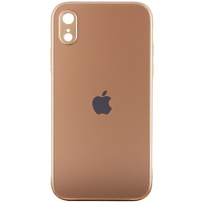 Чехол накладка Full Frosted iPhone XR Золотая