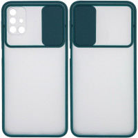 Чехол накладка Gelius Slide Camera Samsung A032 (A03 Core) Зеленая