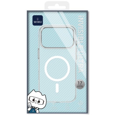 Чохол Накладка WIWU Invisible Pro YXK-207 MagSafe iPhone 17 Pro Max Прозора